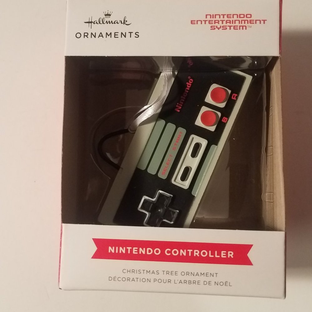 hallmark ornament nes controller nintendo new